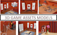 design 3d low poly models, environments, and game assets