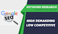 do SEO keyword research, competitor analysis  strategically
