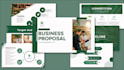 design a modern pitch deck presentation in powerpoint, google slides or canva
