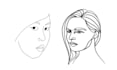draw unique one line art, vector line art illustration