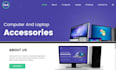 build or update your website  using html css javascript