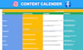 create content calendar for your social media