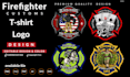 create firefighter t shirt  logo design