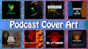 design professional podcast cover art and podcast logo