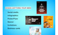design poster, flyer, social media post, banner in canva pro