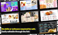 design editable DIY TV menu board or restaurant digital menu