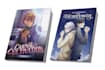 illustrate a novel book cover with anime style