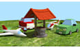 create low poly 3d cartoons and game asset