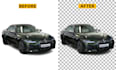 remove background from vehicle, product, image transparently