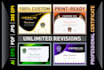 create professional editable certificate design in 6 hours