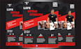 design professional gym flyer