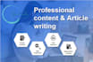 expert SEO article writing service for higher google rankings , organic traffic