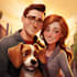 make personal, couple or family realistic cartoon portrait