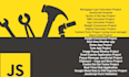 develop and customize web tools with HTML, CSS javascript