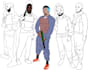 draw detailed line art