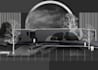 design architectural digital collage and sketches