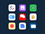 design minimal icon for app and brand