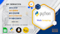 do web scraping, data mining n data extraction from website
