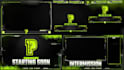 design twitch overlay, stream overlay, twitch panels, animated stream package