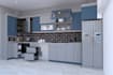 do kitchen design, 3d floor plan with realistic rendering