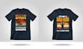 research winning trendy t shirt design