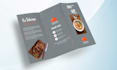 do clean professional business flyer, tri fold brochure design