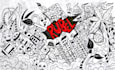 create restaurant, office, home wall art doodles, decals, or any illustration