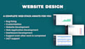 create your website using HTML, CSS, PHP,javascript