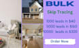 do real estate bulk skip tracing, data mining by tlo