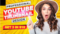 design amazing clickbait youtube thumbnail