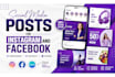 design social media posts canva templates for instagram and facebook