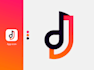 give creative dj logo design with new concepts
