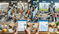 create a custom project management app for construction landscaping companies