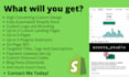 create a custom shopify store with custom landing pages