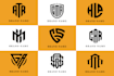do urban streetwear monogram clothing brand logo design
