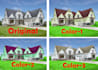 change the exterior or interior house color and modernize in photoshop