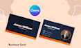 design professional and unique business card in canva