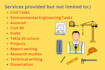 do civil and environmental engineering tasks and structure design