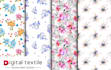 design seamless patterns, textile prints, geometric pattern