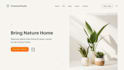 design a modern shopify hero banner or clean website header