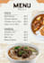 make menu card with graphics and by doing best research
