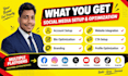create, set up and optimize your social media accounts and page