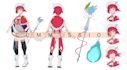 make you cute and amazing vtuber character sheet in 5 days