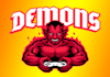 do hand demon  logo in my style