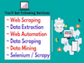 do web scraping, data mining, data extraction