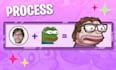 draw cute twitch emotes pepe style