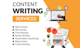 write creative articles and SEO optimized content