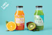 custom label and packaging design with professional mockup