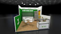 design 3d trade show stand, expo stand or a booth