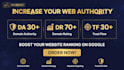 increase DR 70 da 30 tf 30 with authority backlinks